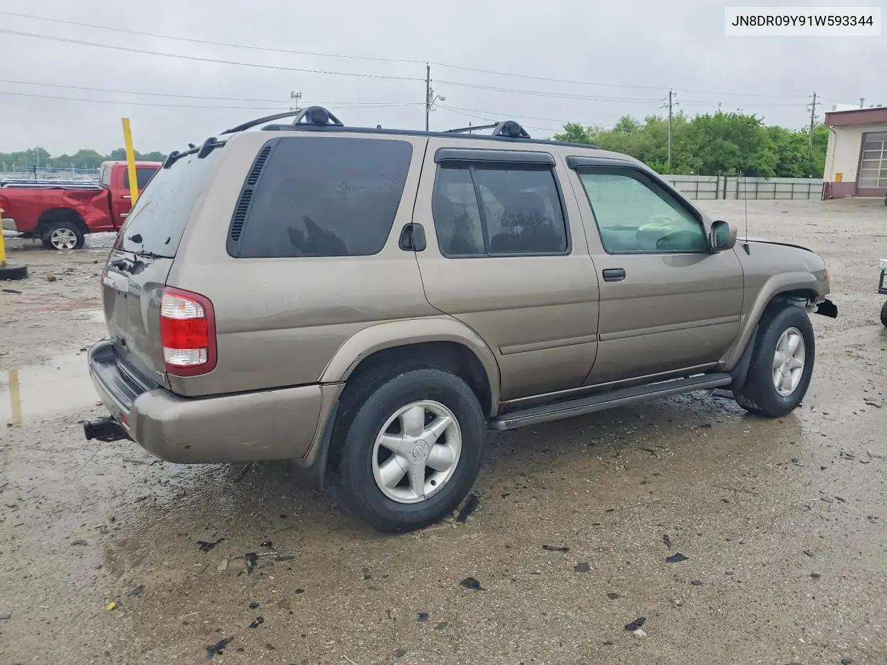 2001 Nissan Pathfinder Le VIN: JN8DR09Y91W593344 Lot: 54726166