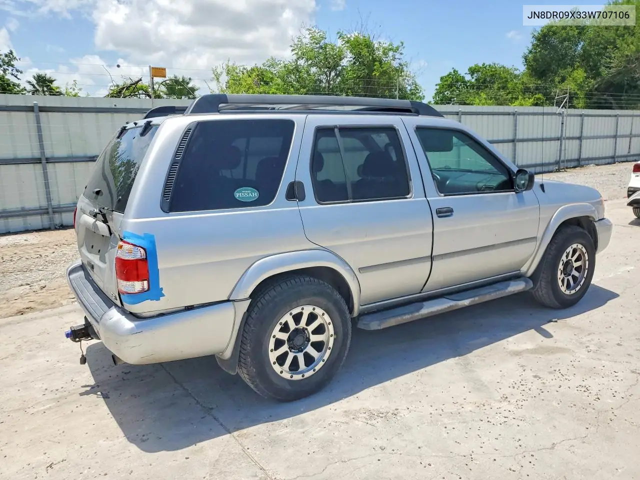 2003 Nissan Pathfinder Se VIN: JN8DR09X33W707106 Lot: 56526716