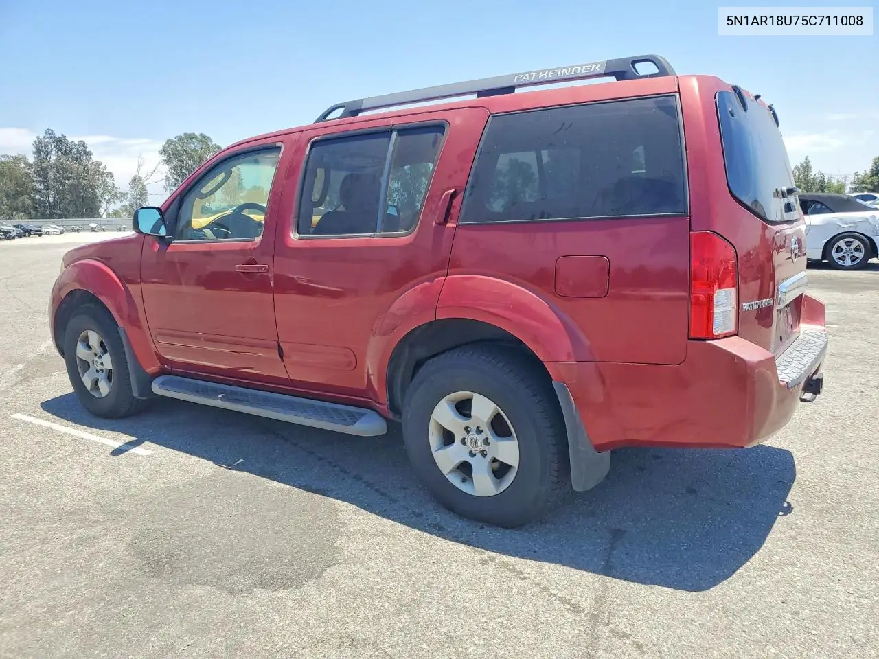 2005 Nissan Pathfinder Xe VIN: 5N1AR18U75C711008 Lot: 56618106
