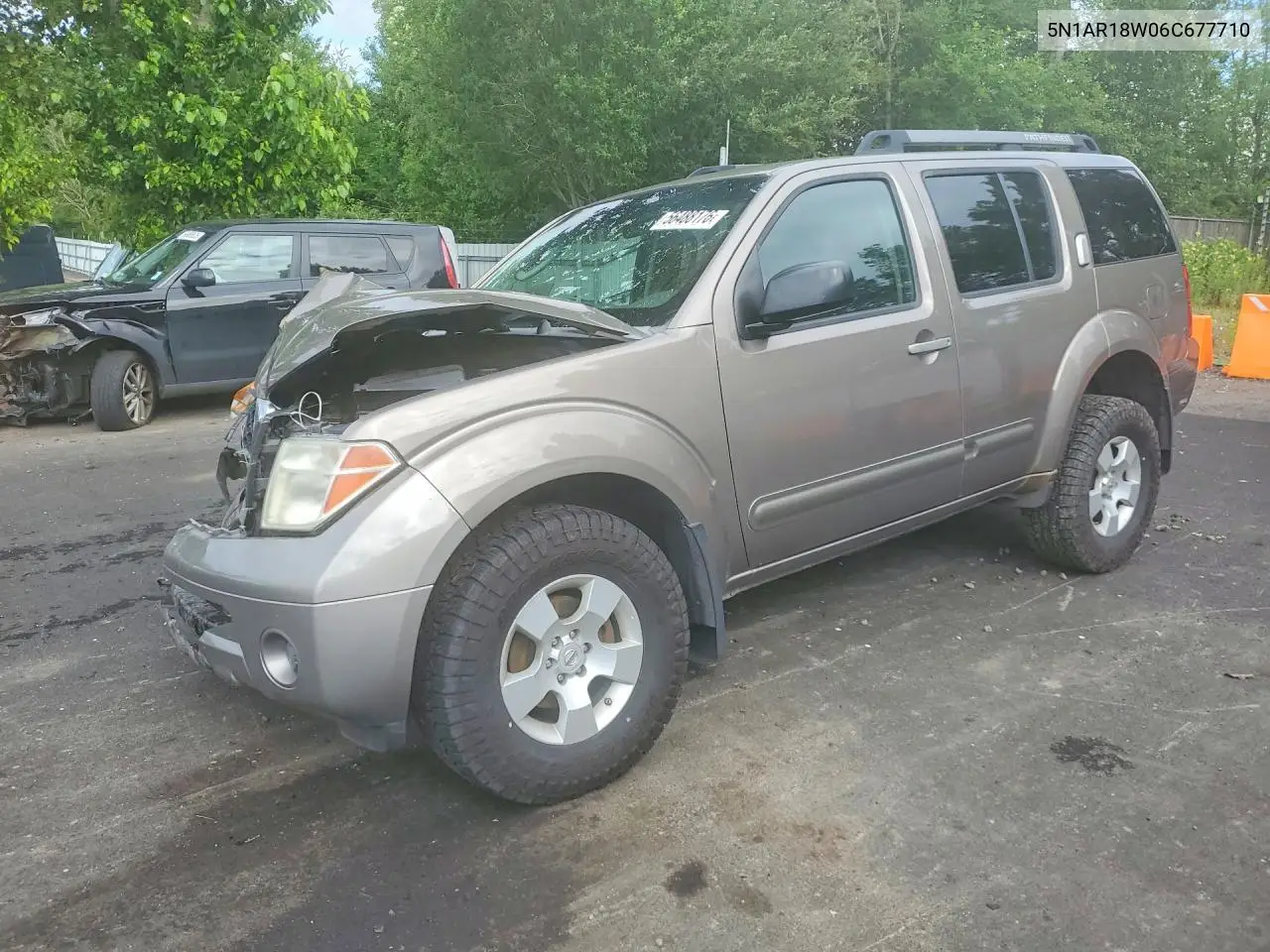 2006 Nissan Pathfinder S VIN: 5N1AR18W06C677710 Lot: 56488176