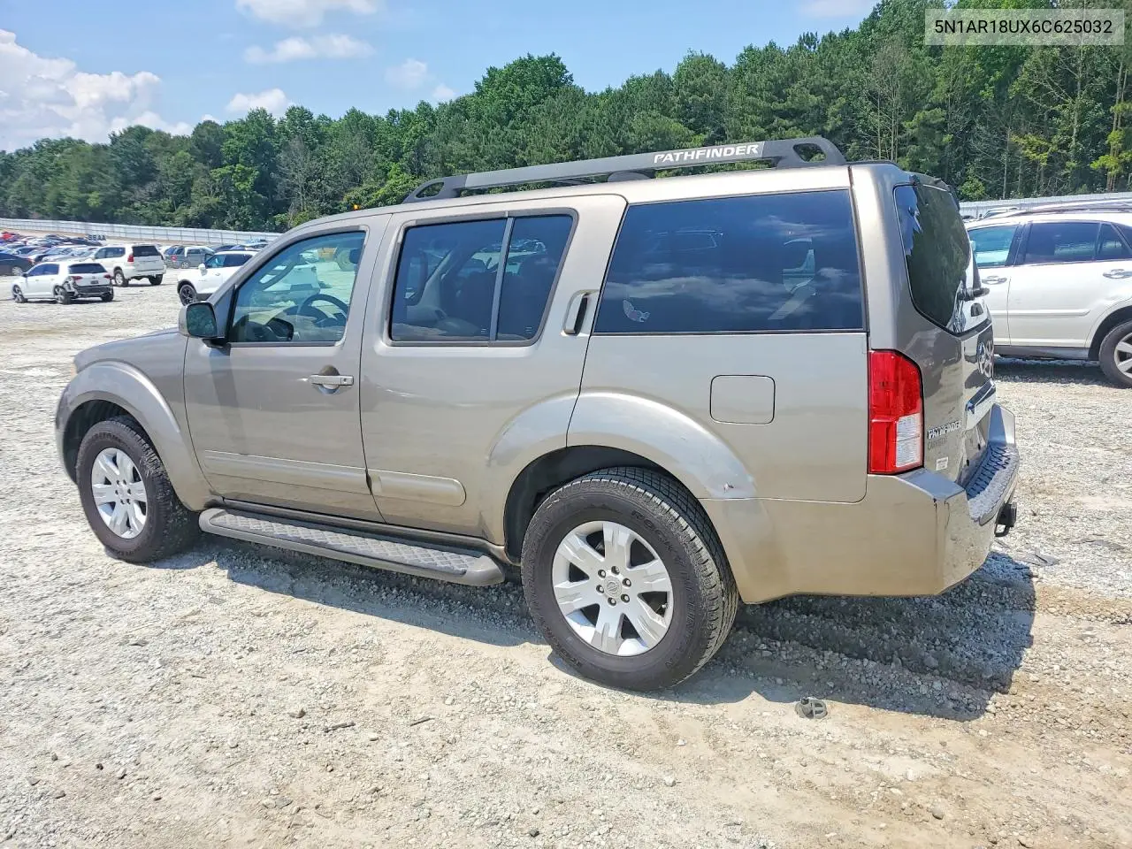 2006 Nissan Pathfinder S VIN: 5N1AR18UX6C625032 Lot: 56855806