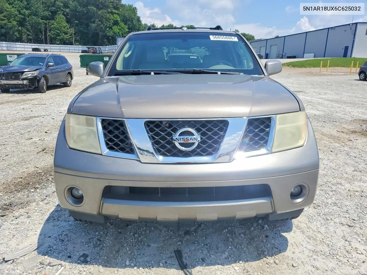 2006 Nissan Pathfinder S VIN: 5N1AR18UX6C625032 Lot: 56855806