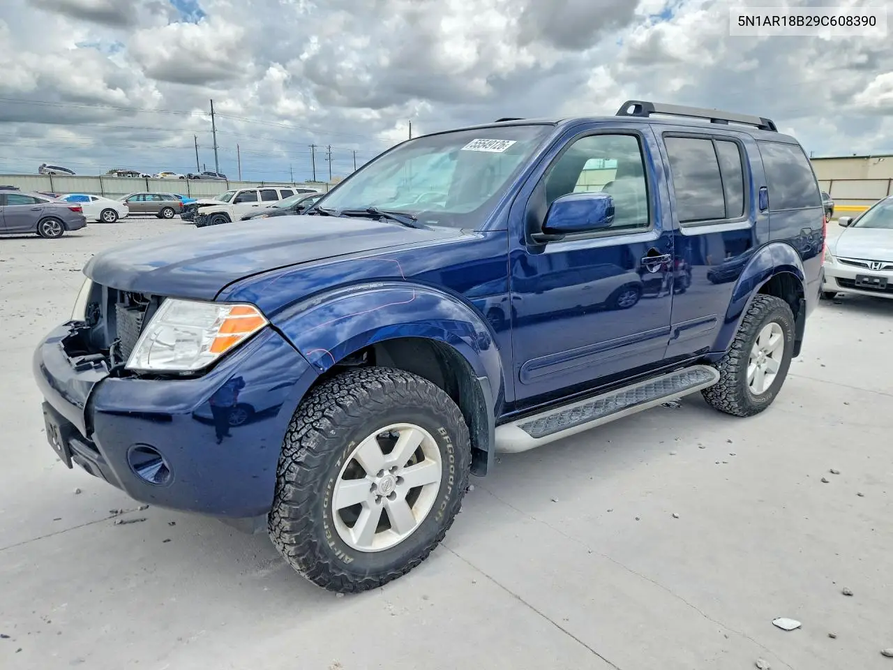 2009 Nissan Pathfinder S VIN: 5N1AR18B29C608390 Lot: 55549126