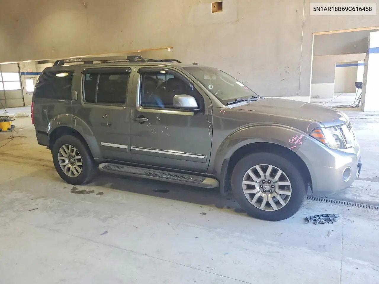 2009 Nissan Pathfinder S VIN: 5N1AR18B69C616458 Lot: 57260416