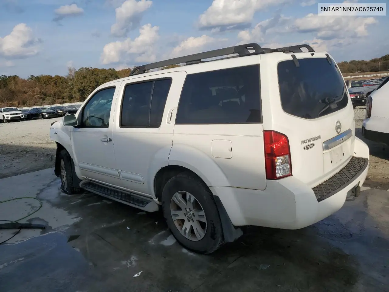 5N1AR1NN7AC625740 2010 Nissan Pathfinder S