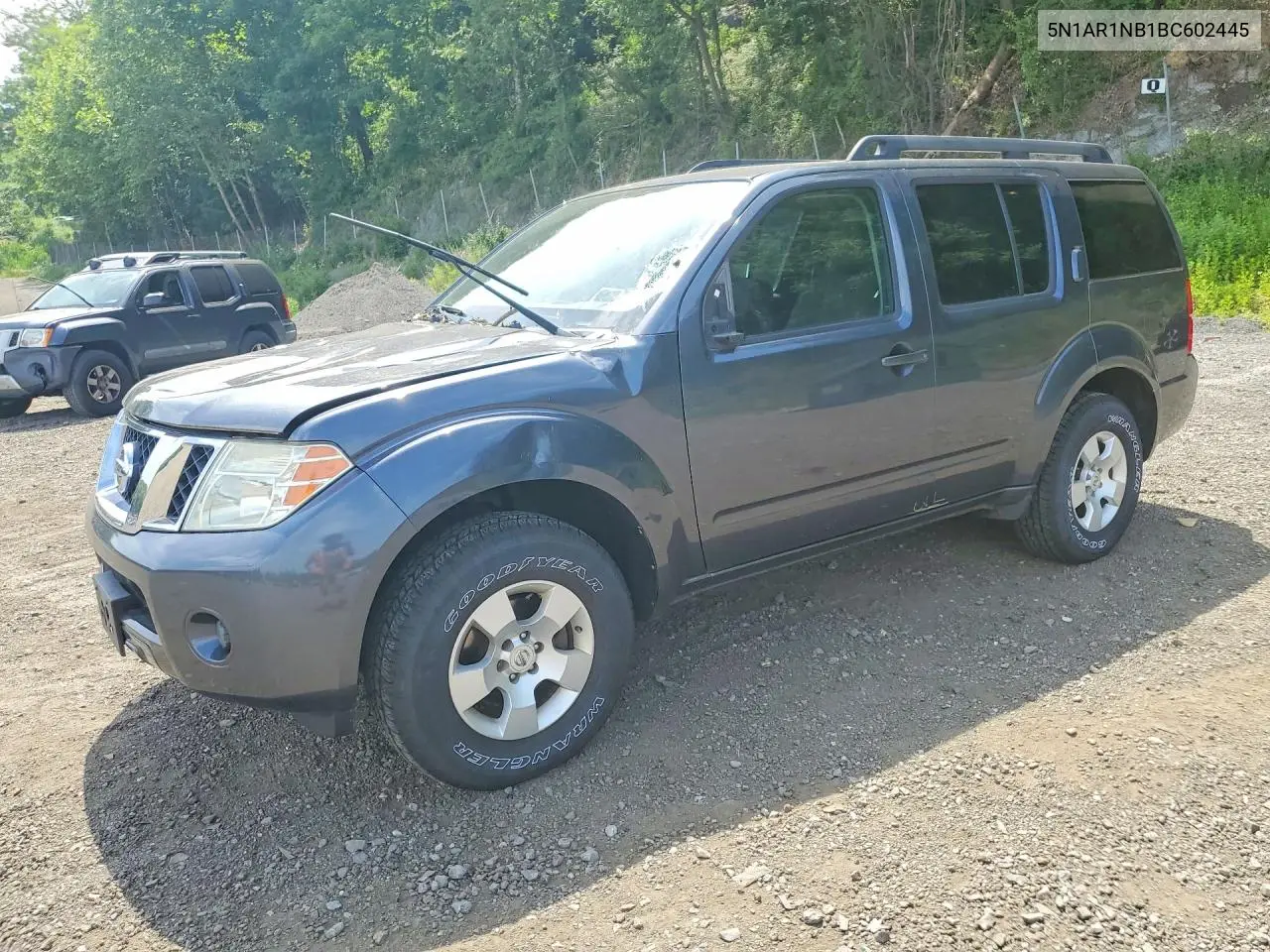 2011 Nissan Pathfinder S VIN: 5N1AR1NB1BC602445 Lot: 56548956