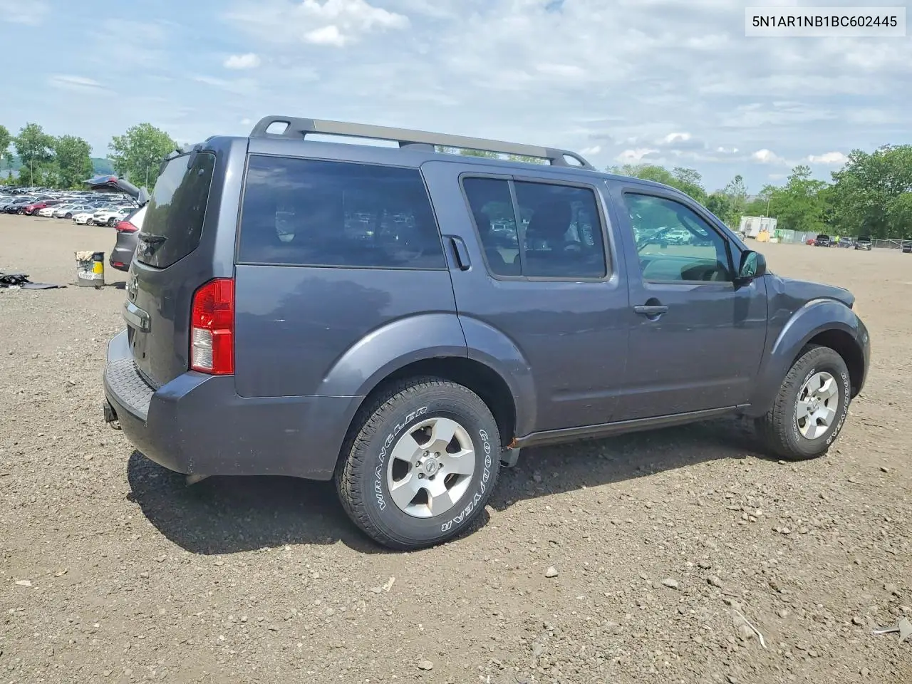 2011 Nissan Pathfinder S VIN: 5N1AR1NB1BC602445 Lot: 56548956