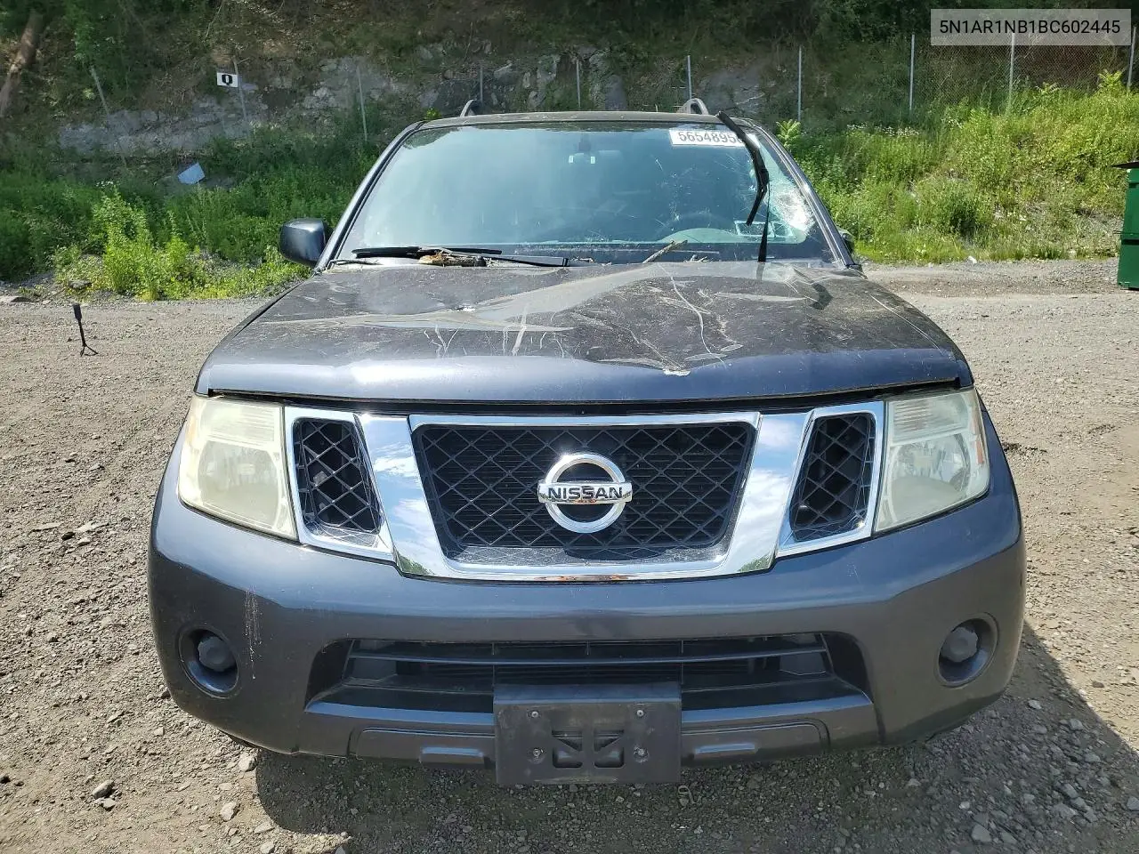 2011 Nissan Pathfinder S VIN: 5N1AR1NB1BC602445 Lot: 56548956