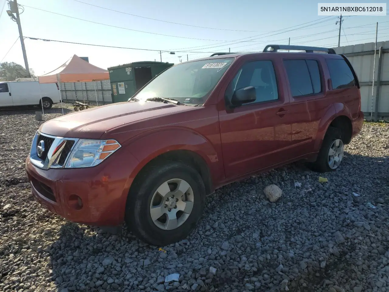 5N1AR1NBXBC612018 2011 Nissan Pathfinder S