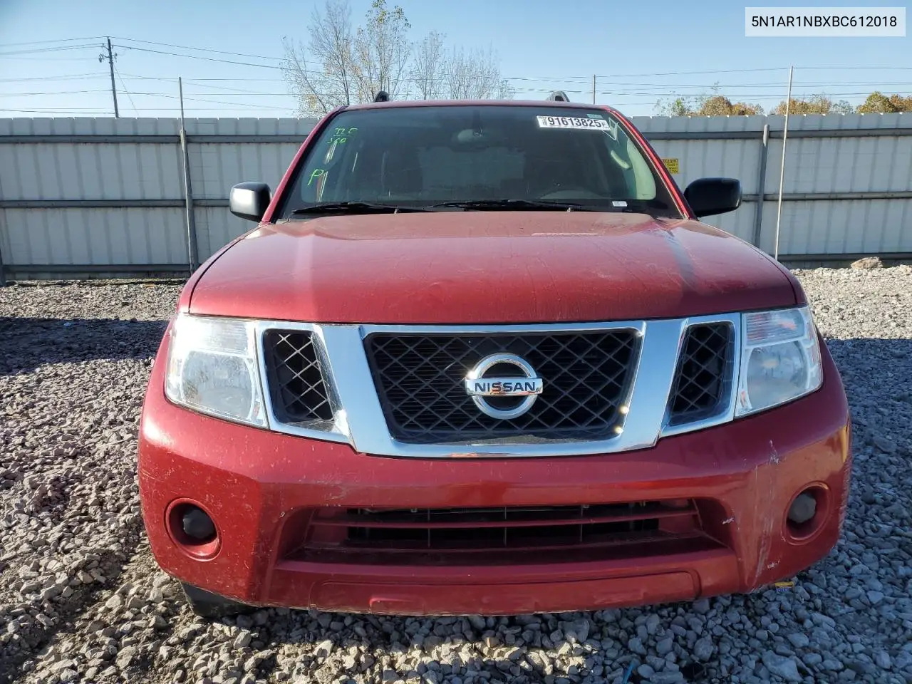 5N1AR1NBXBC612018 2011 Nissan Pathfinder S