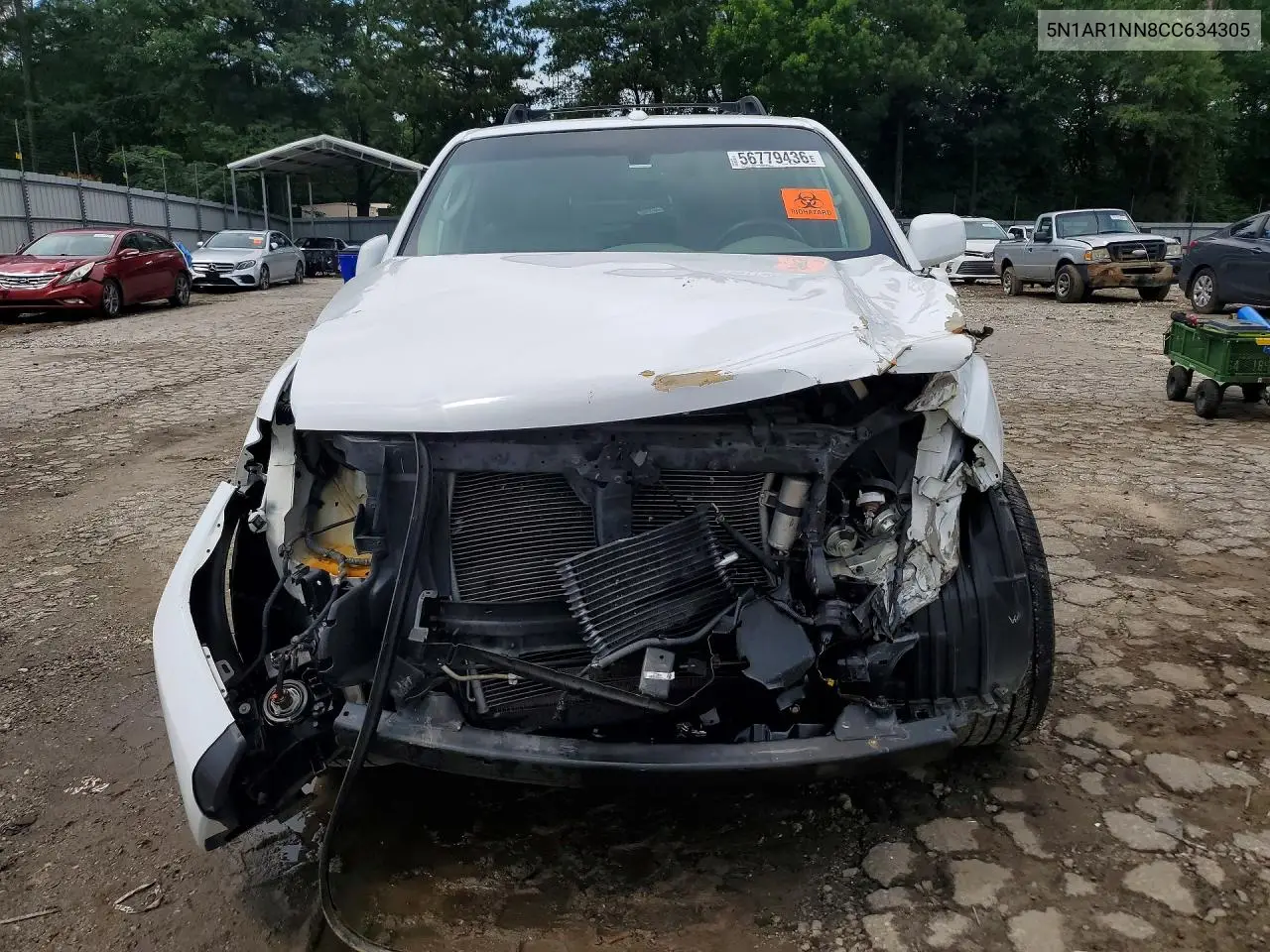 2012 Nissan Pathfinder S VIN: 5N1AR1NN8CC634305 Lot: 56779436