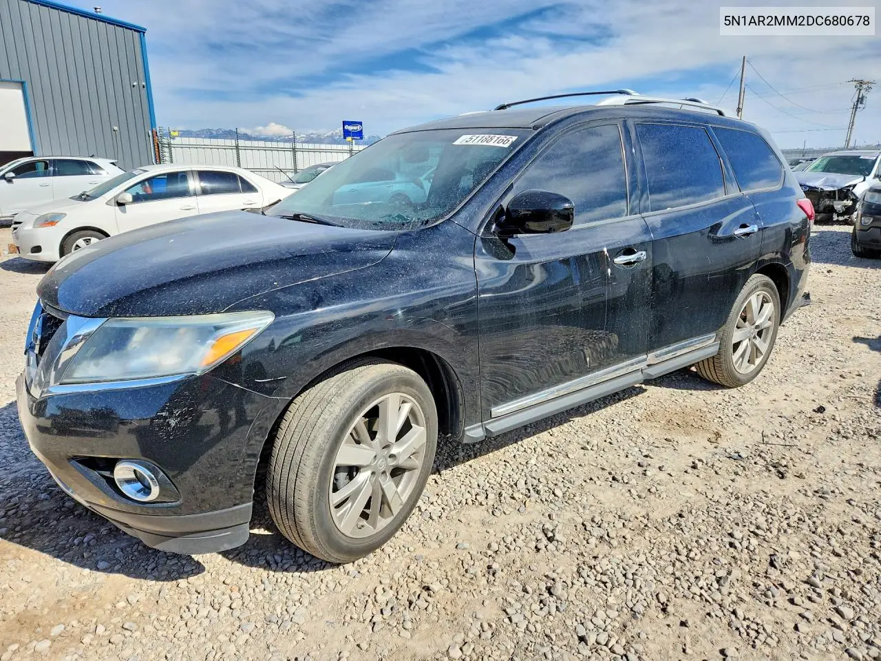 2013 Nissan Pathfinder S VIN: 5N1AR2MM2DC680678 Lot: 51188166