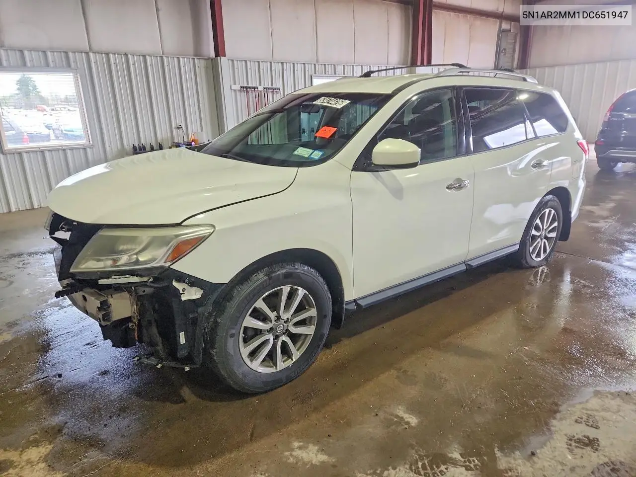 2013 Nissan Pathfinder S VIN: 5N1AR2MM1DC651947 Lot: 53474426