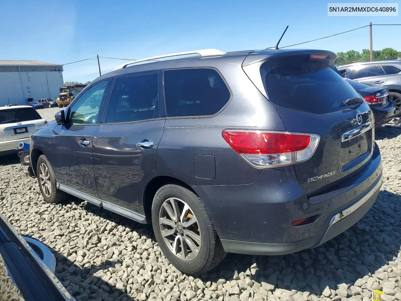 2013 Nissan Pathfinder S VIN: 5N1AR2MMXDC640896 Lot: 56115366