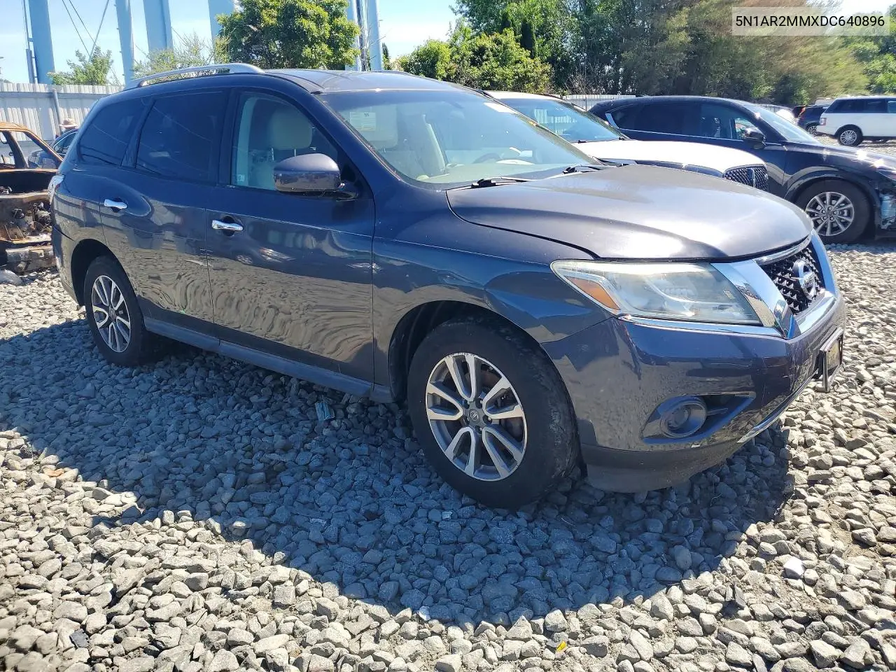 2013 Nissan Pathfinder S VIN: 5N1AR2MMXDC640896 Lot: 56115366