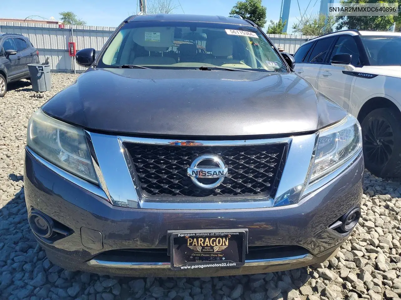 2013 Nissan Pathfinder S VIN: 5N1AR2MMXDC640896 Lot: 56115366