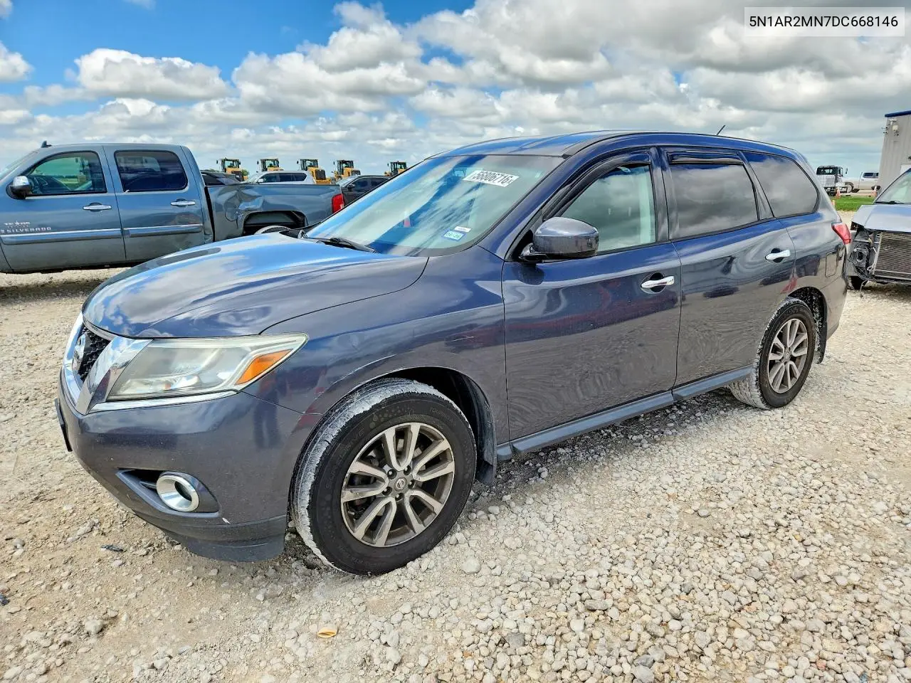 2013 Nissan Pathfinder S VIN: 5N1AR2MN7DC668146 Lot: 56806716