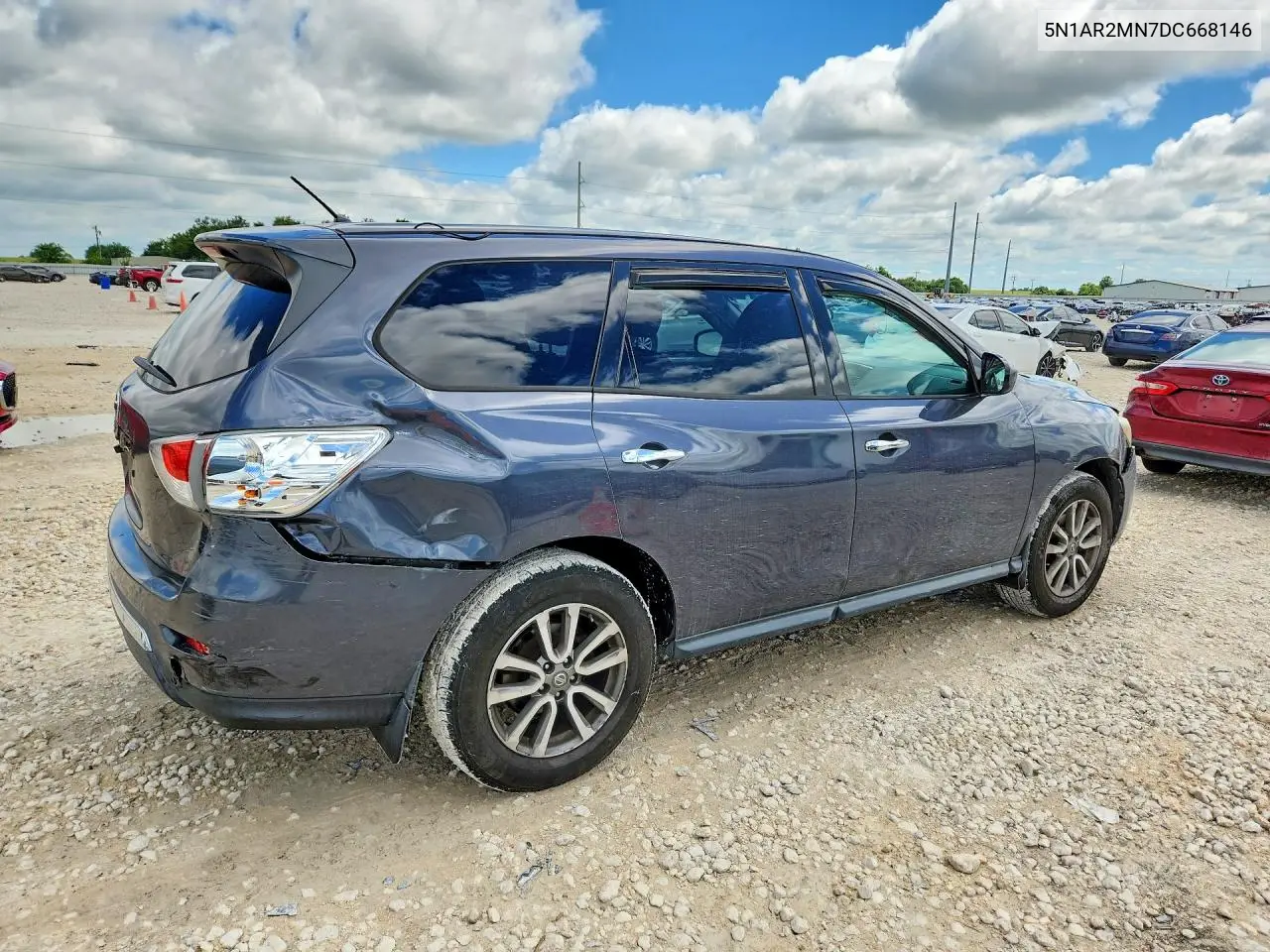 2013 Nissan Pathfinder S VIN: 5N1AR2MN7DC668146 Lot: 56806716
