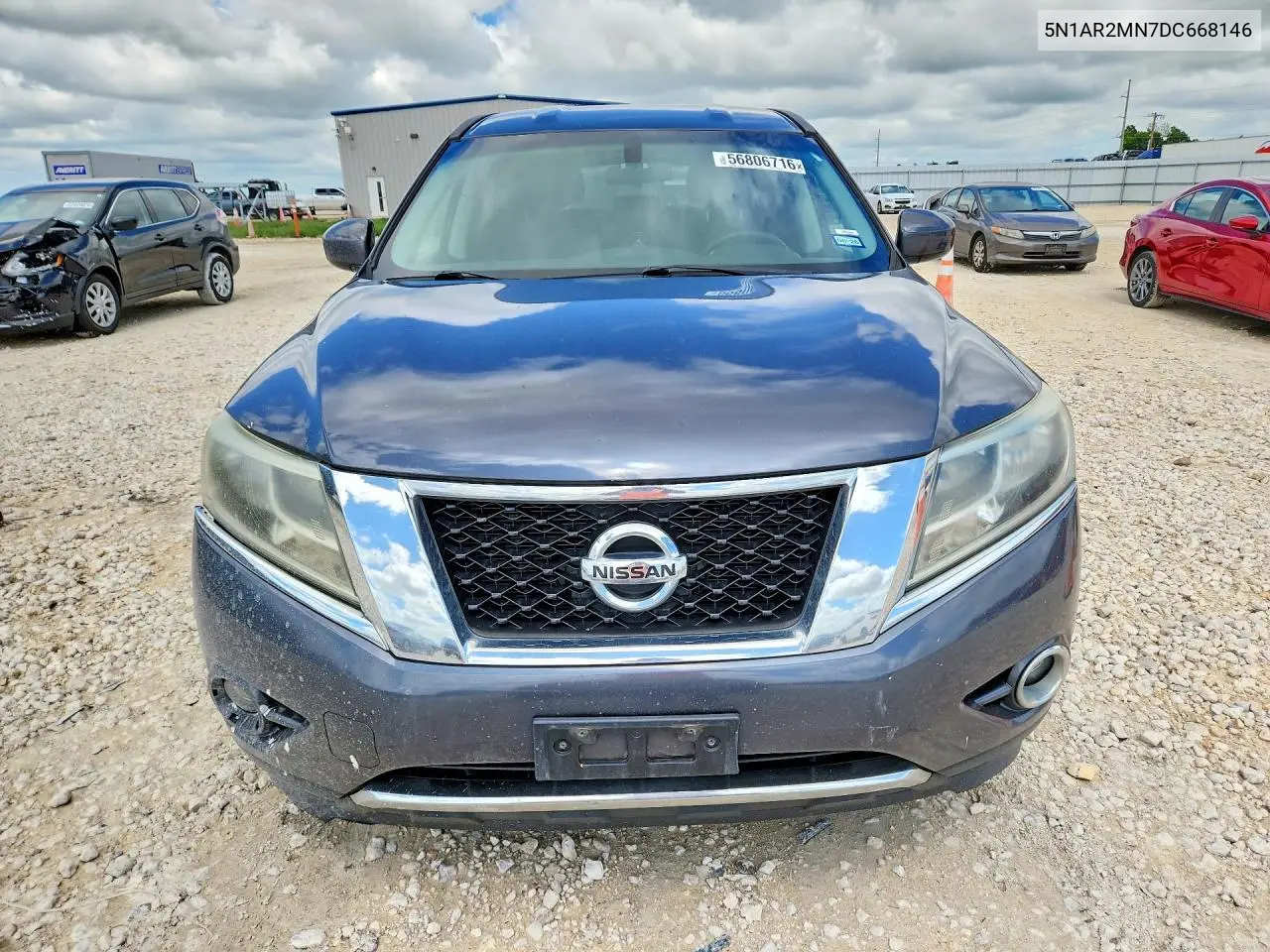 2013 Nissan Pathfinder S VIN: 5N1AR2MN7DC668146 Lot: 56806716
