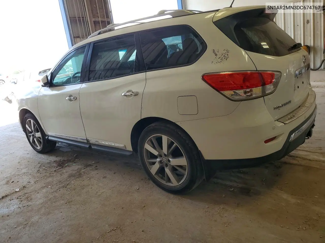 2013 Nissan Pathfinder S VIN: 5N1AR2MN3DC674767 Lot: 57246906