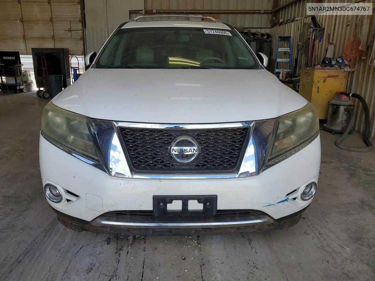 2013 Nissan Pathfinder S VIN: 5N1AR2MN3DC674767 Lot: 57246906