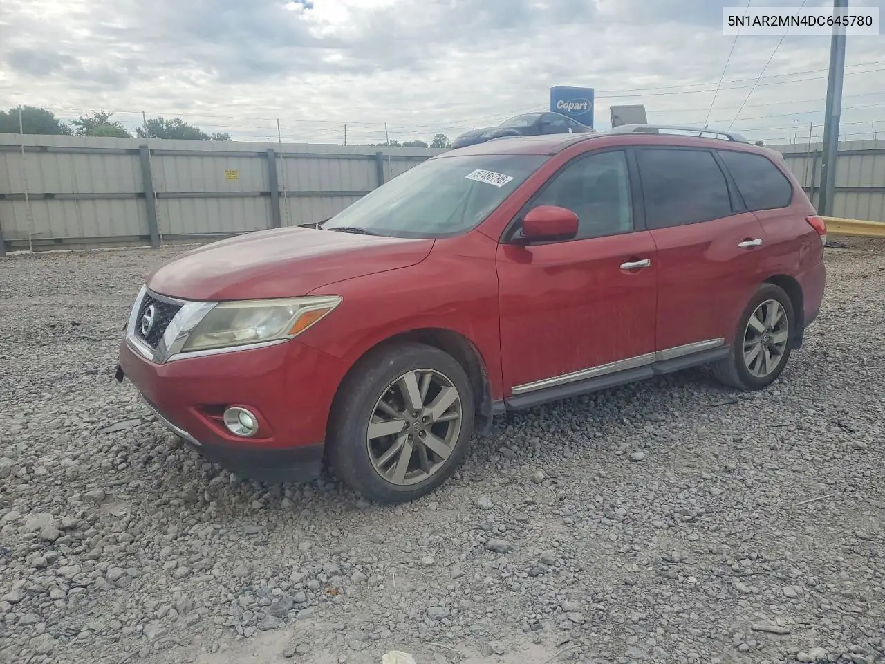 2013 Nissan Pathfinder S VIN: 5N1AR2MN4DC645780 Lot: 57486796