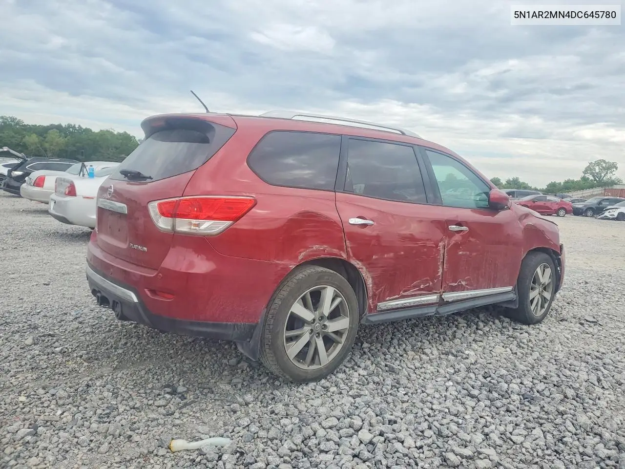 2013 Nissan Pathfinder S VIN: 5N1AR2MN4DC645780 Lot: 57486796