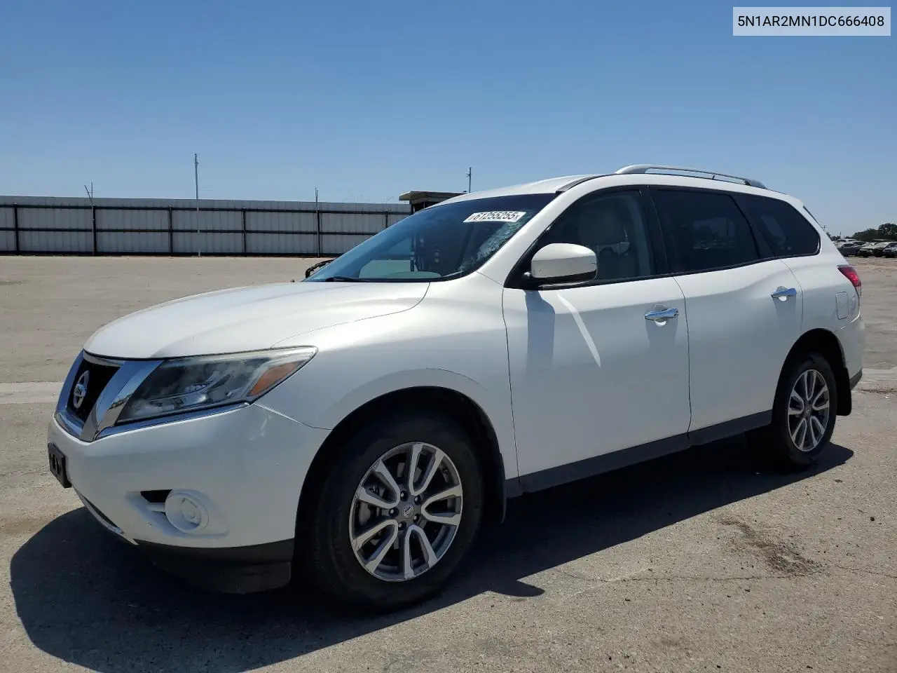 2013 Nissan Pathfinder S VIN: 5N1AR2MN1DC666408 Lot: 61255255