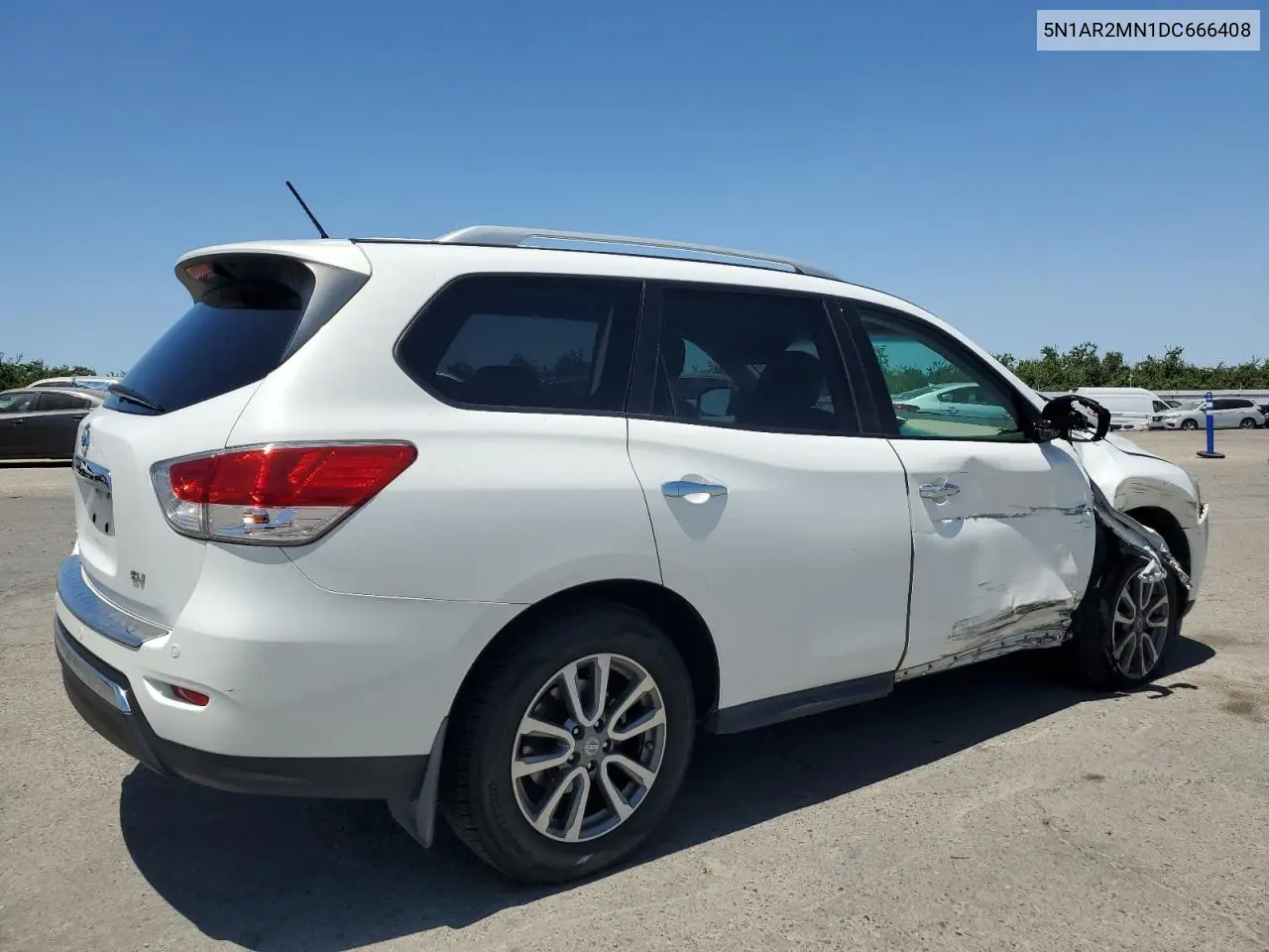 2013 Nissan Pathfinder S VIN: 5N1AR2MN1DC666408 Lot: 61255255
