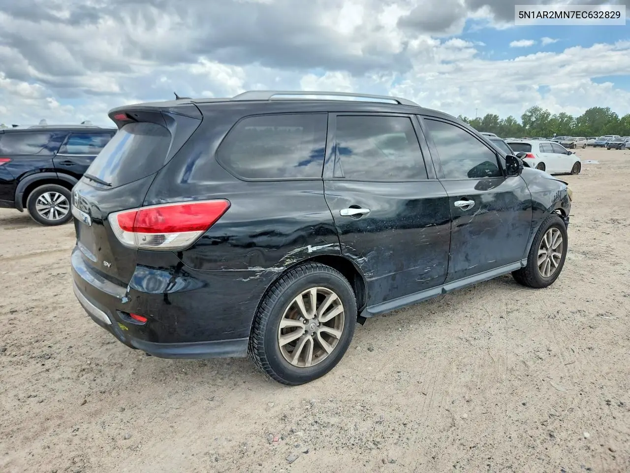 2014 Nissan Pathfinder Sv VIN: 5N1AR2MN7EC632829 Lot: 55690076