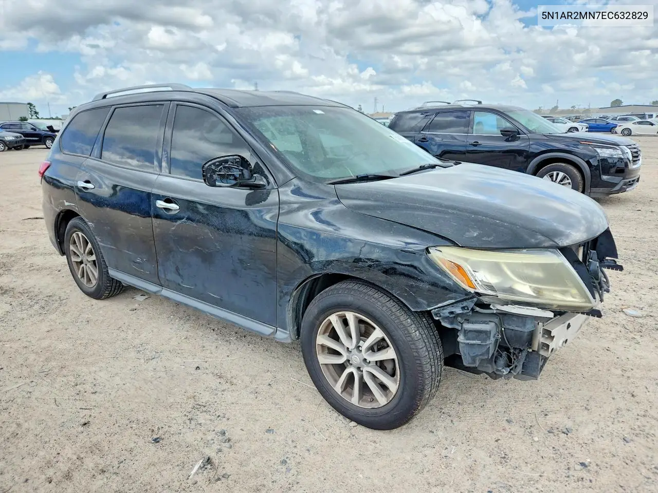 2014 Nissan Pathfinder Sv VIN: 5N1AR2MN7EC632829 Lot: 55690076