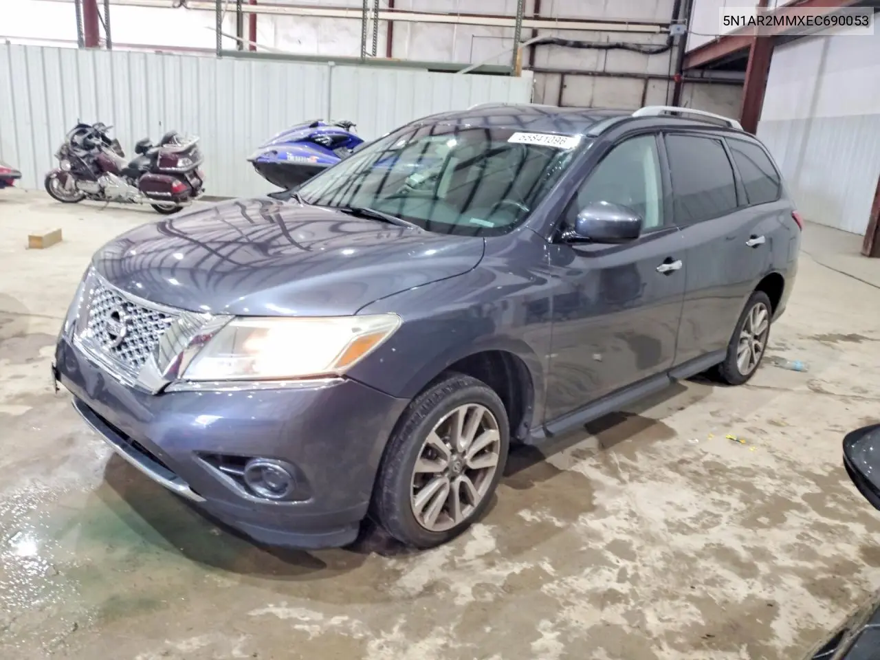 2014 Nissan Pathfinder Sv VIN: 5N1AR2MMXEC690053 Lot: 55841096