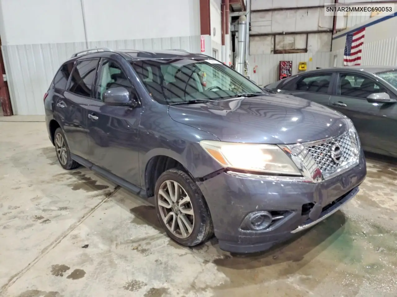 2014 Nissan Pathfinder Sv VIN: 5N1AR2MMXEC690053 Lot: 55841096