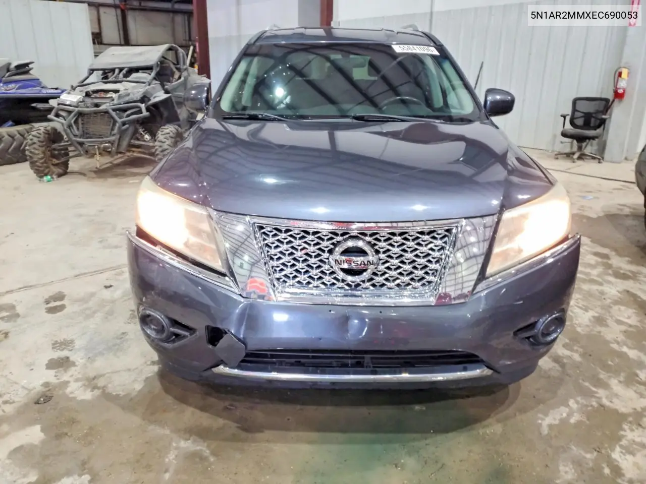 2014 Nissan Pathfinder Sv VIN: 5N1AR2MMXEC690053 Lot: 55841096