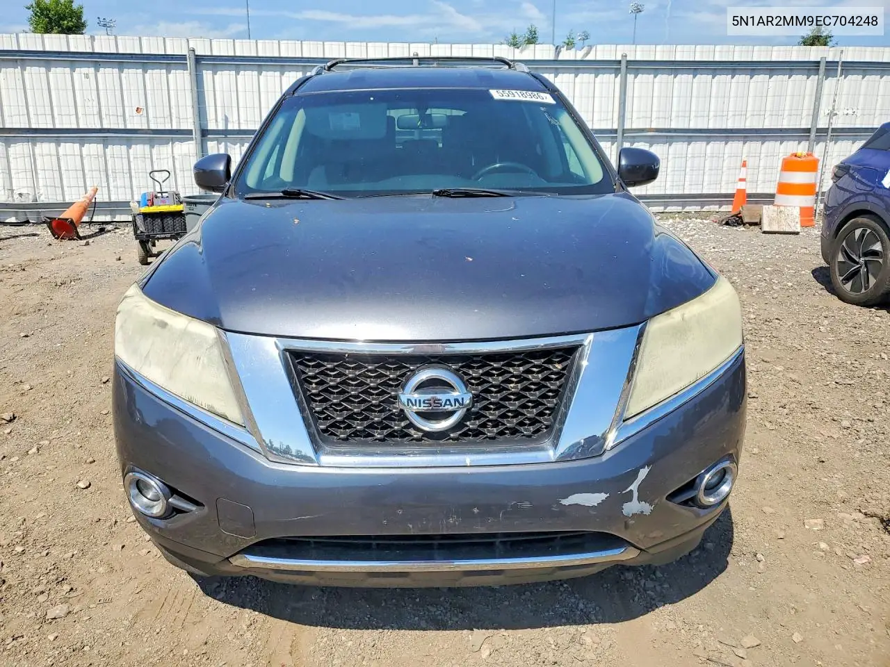 2014 Nissan Pathfinder Sv VIN: 5N1AR2MM9EC704248 Lot: 55918986