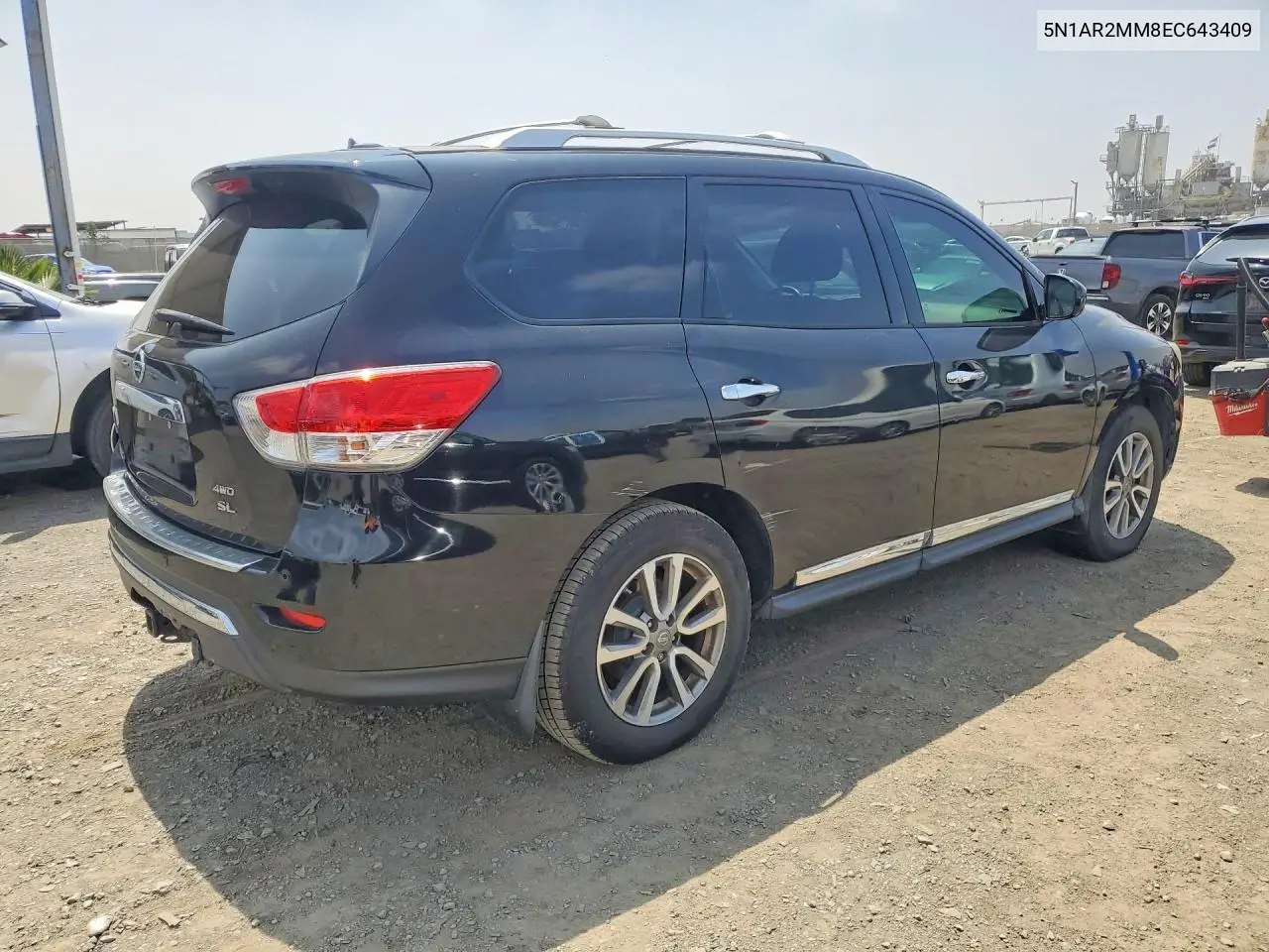 2014 Nissan Pathfinder Sl VIN: 5N1AR2MM8EC643409 Lot: 56368906