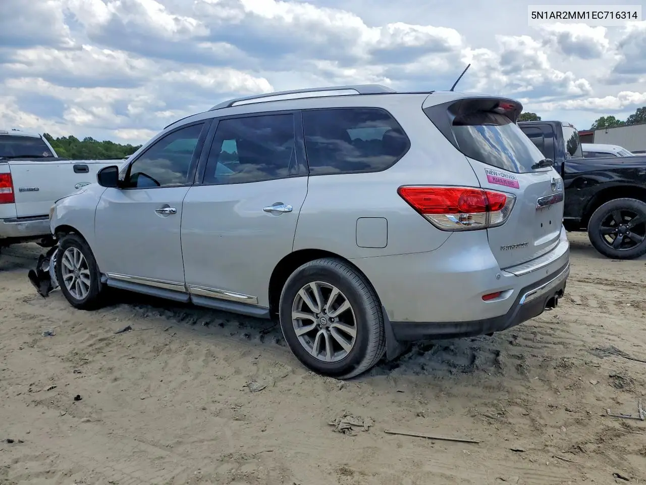 2014 Nissan Pathfinder S VIN: 5N1AR2MM1EC716314 Lot: 56505786