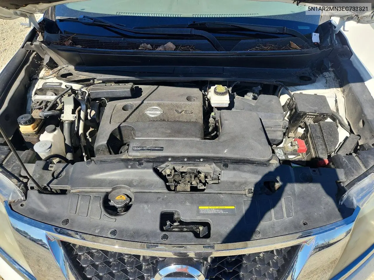 2014 Nissan Pathfinder Sv VIN: 5N1AR2MN3EC733821 Lot: 56691226
