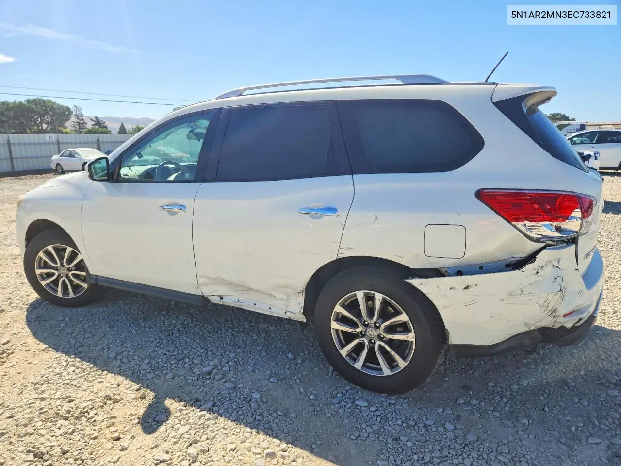 2014 Nissan Pathfinder Sv VIN: 5N1AR2MN3EC733821 Lot: 56691226