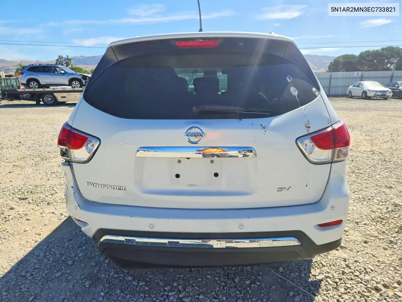 2014 Nissan Pathfinder Sv VIN: 5N1AR2MN3EC733821 Lot: 56691226