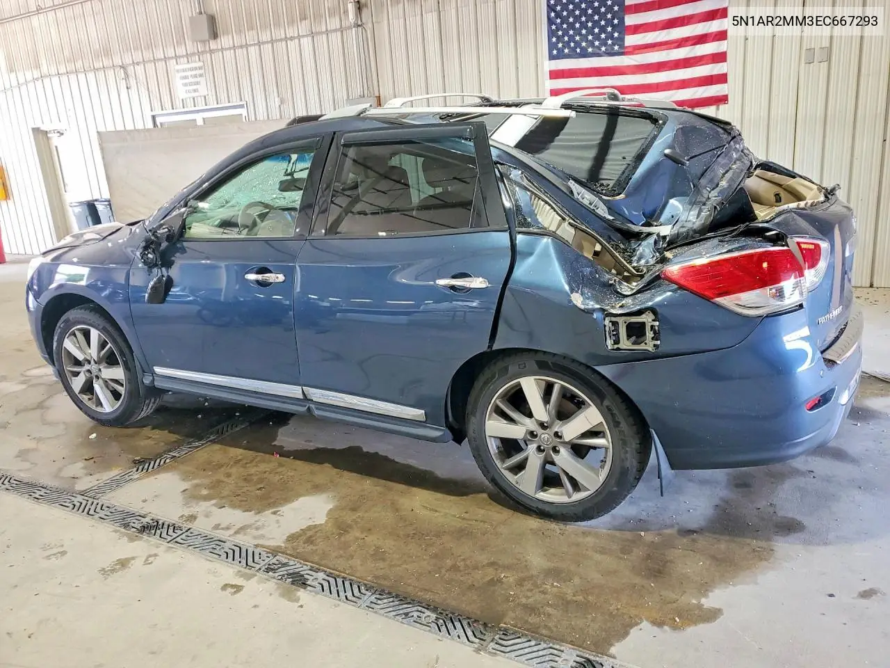2014 Nissan Pathfinder S VIN: 5N1AR2MM3EC667293 Lot: 60380026