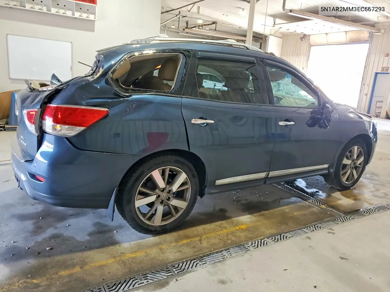2014 Nissan Pathfinder S VIN: 5N1AR2MM3EC667293 Lot: 60380026
