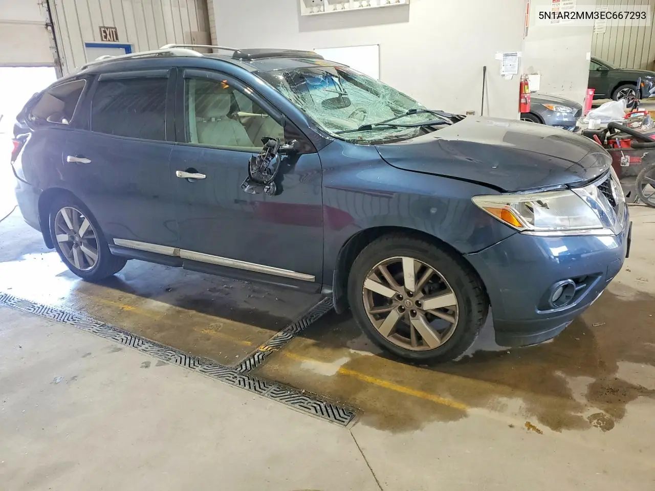 2014 Nissan Pathfinder S VIN: 5N1AR2MM3EC667293 Lot: 60380026