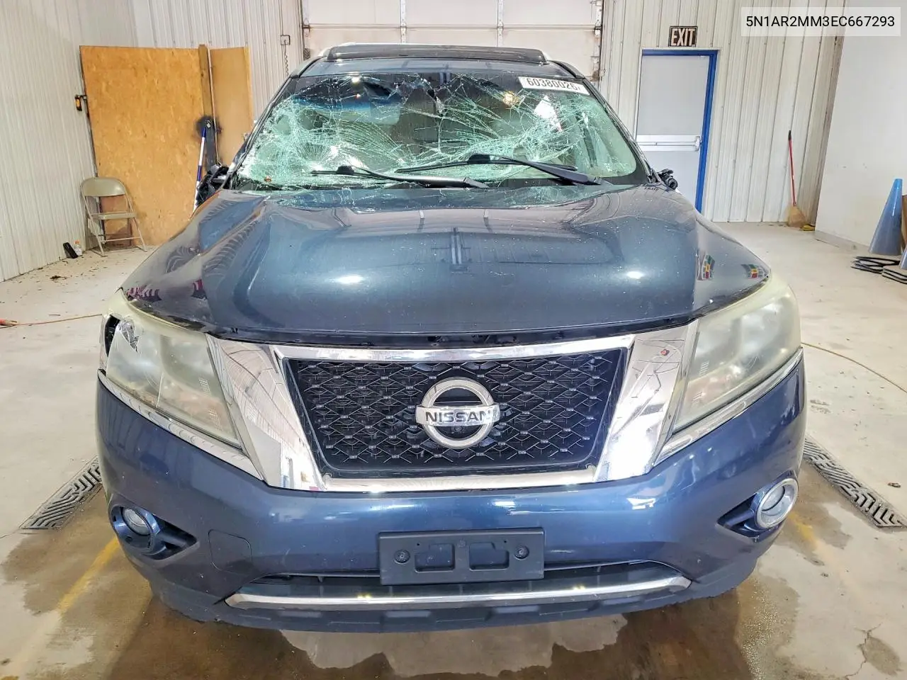 2014 Nissan Pathfinder S VIN: 5N1AR2MM3EC667293 Lot: 60380026