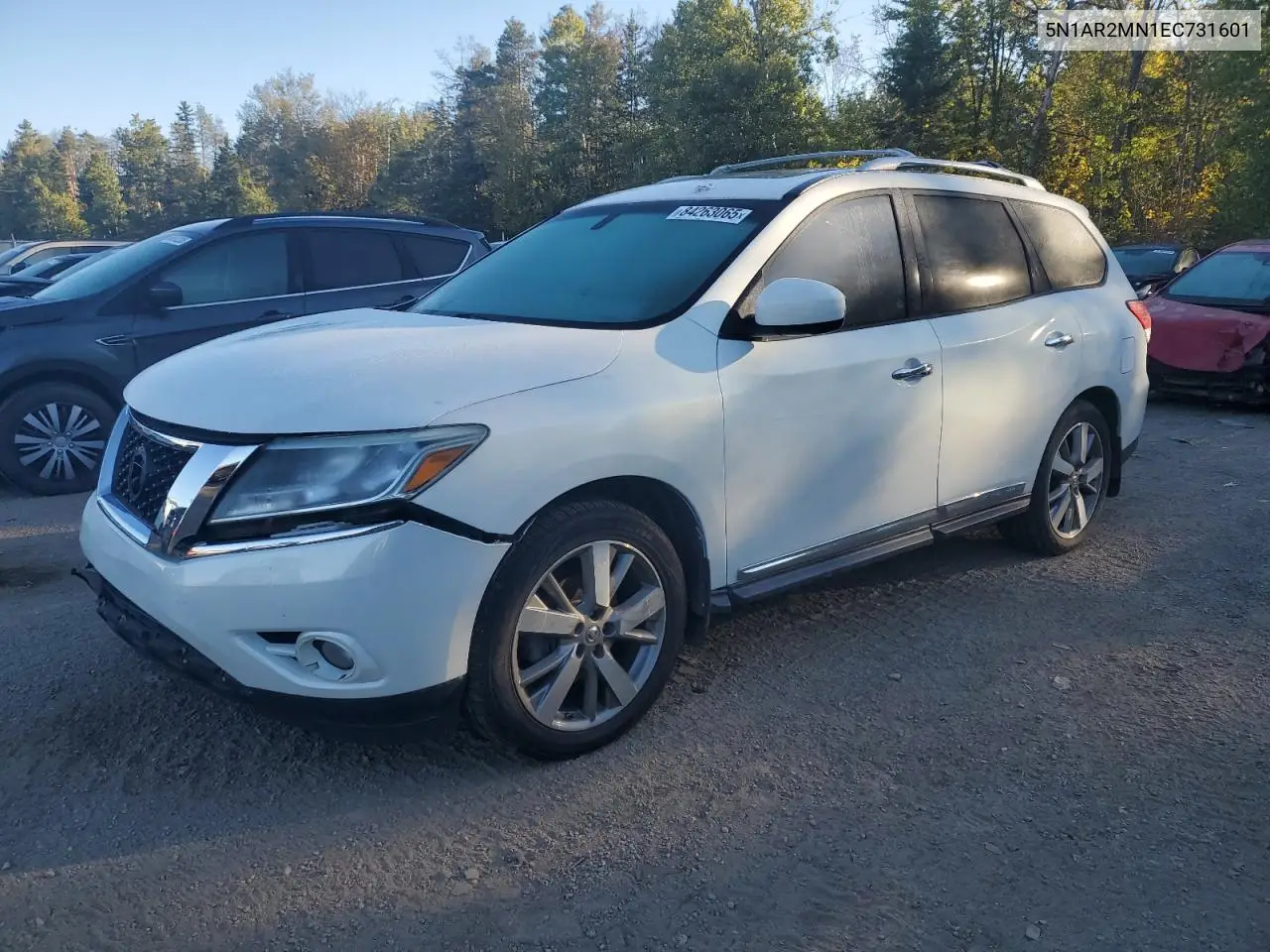 5N1AR2MN1EC731601 2014 Nissan Pathfinder S