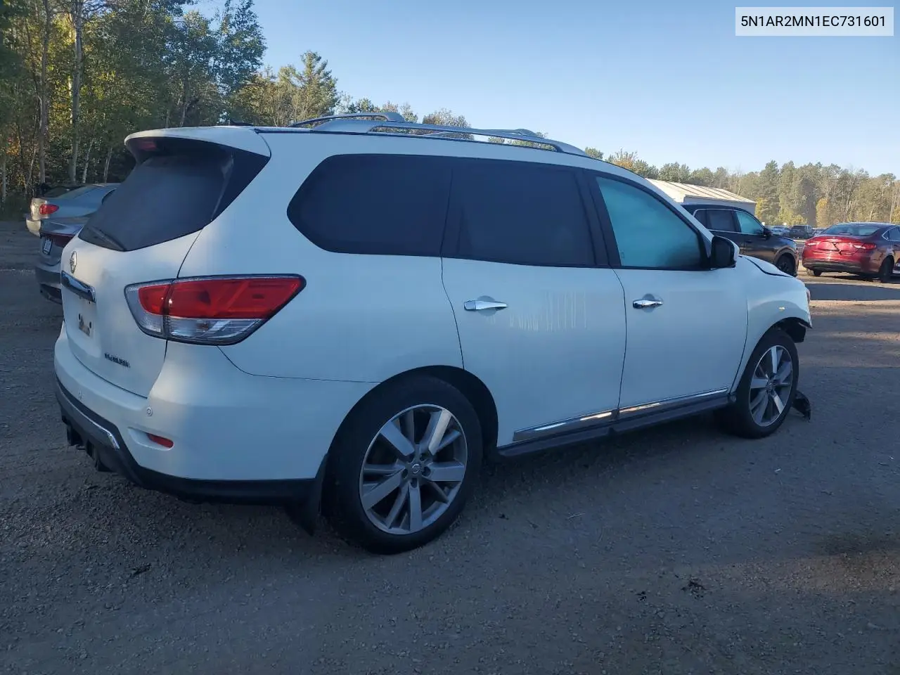 5N1AR2MN1EC731601 2014 Nissan Pathfinder S