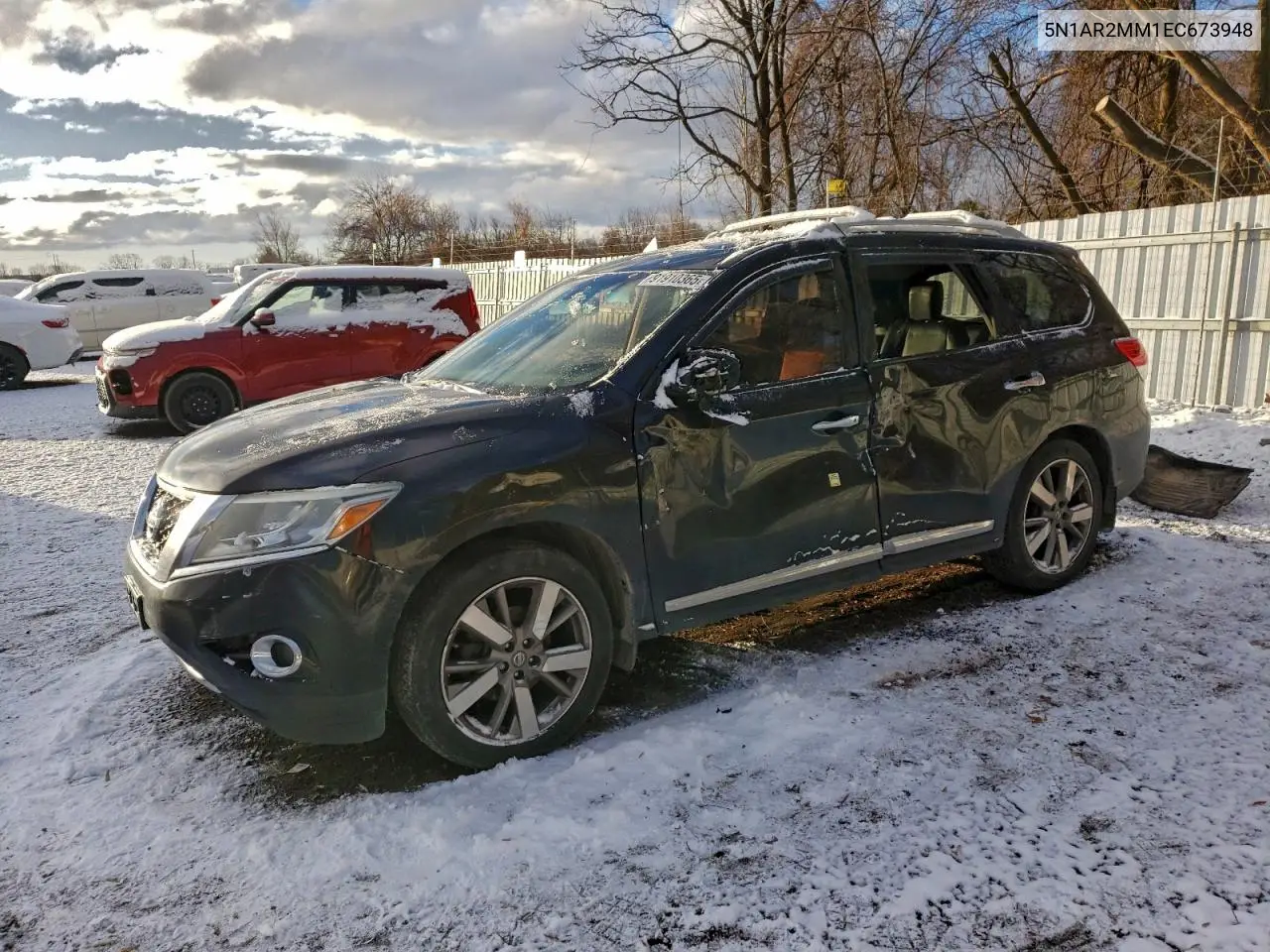 5N1AR2MM1EC673948 2014 Nissan Pathfinder S