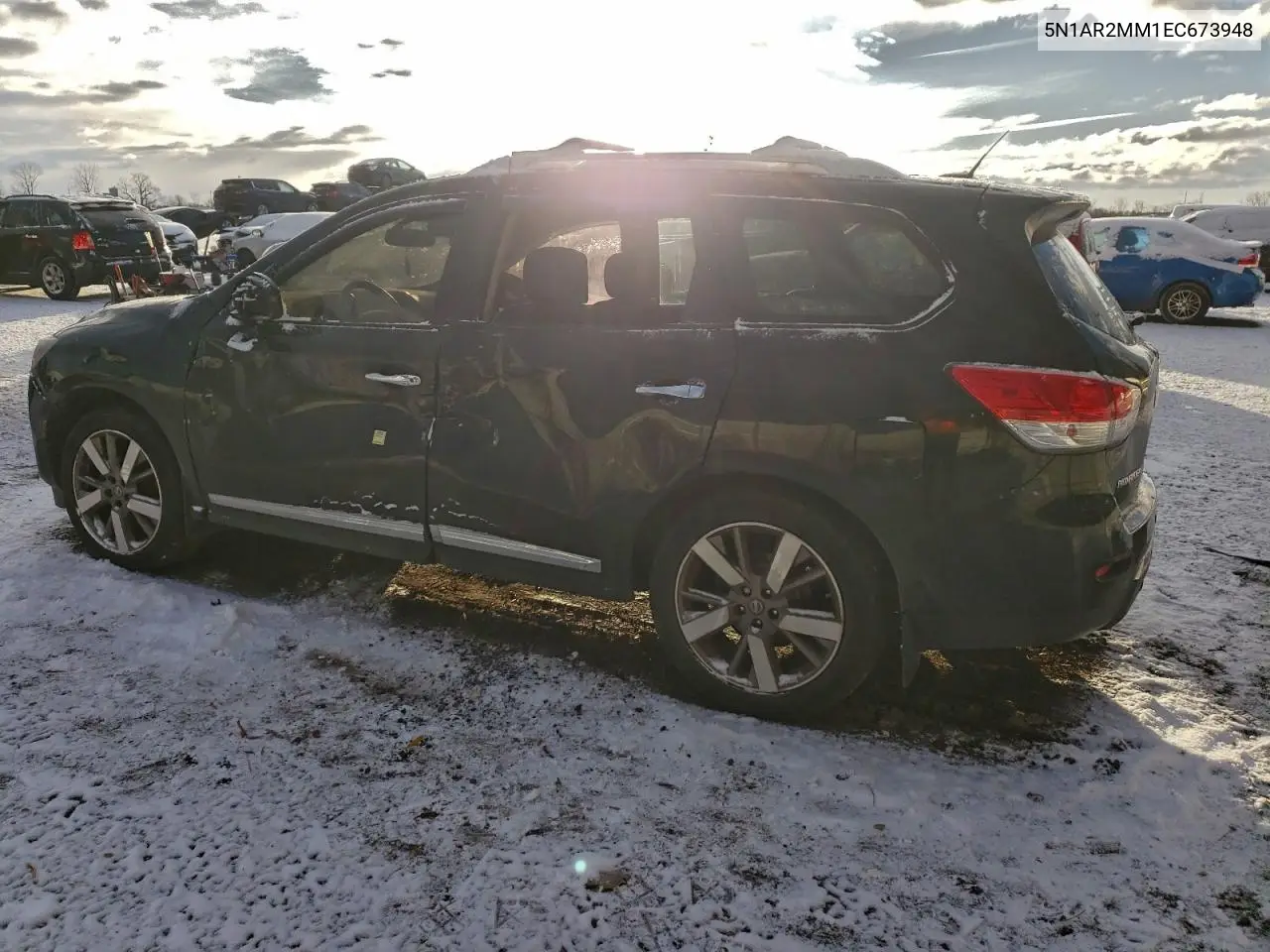 5N1AR2MM1EC673948 2014 Nissan Pathfinder S