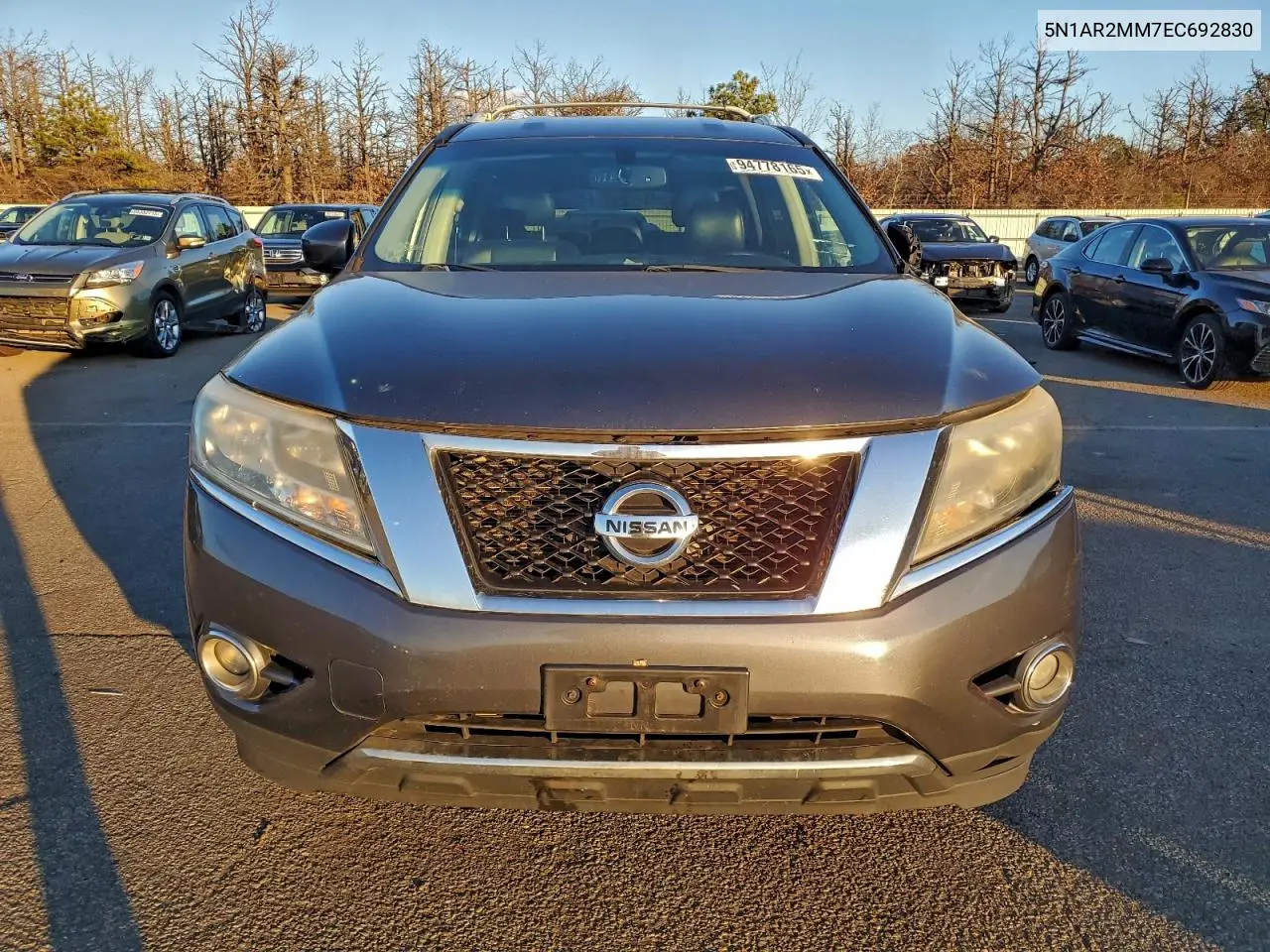 5N1AR2MM7EC692830 2014 Nissan Pathfinder S