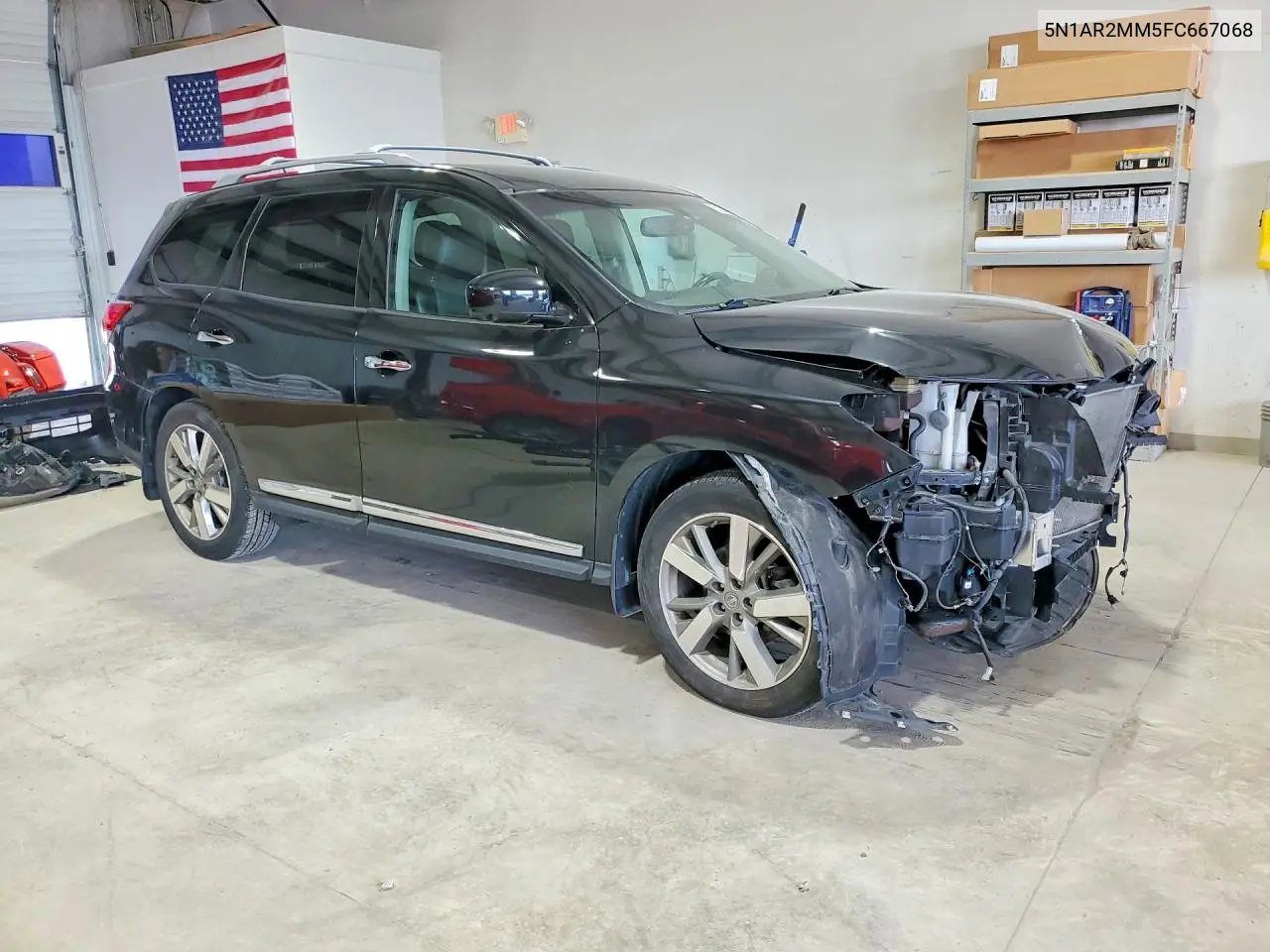 2015 Nissan Pathfinder S VIN: 5N1AR2MM5FC667068 Lot: 55204776